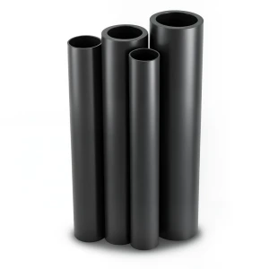 مواسير HDPE بولي ايثيلين عالي الكثافة PE 80 ضغط 12.5 بار قطر خارجي 355 مم سمك 32.2 مم لون أسود