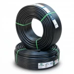 أنابيب HDPE نيبروبلاست PE 100 ضغط 16 بار قطر خارجي 25 مم سمك 2.3 مم لون اسود