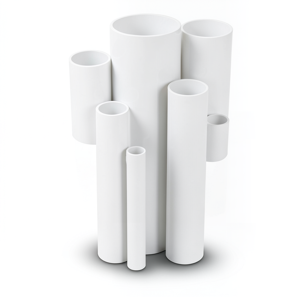 UPVC Pipes Pressure 16 Bar Outside Diameter 140 mm Thickness 10.4 mm White