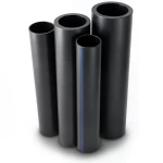 مواسير HDPE الراجحي PE 100 ضغط 10 بار قطر خارجي 250 مم سمك 22.7 مم لون أسود