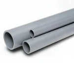 مواسير UPVC الوطني ضغط 10 بار  قطر خارجي 140 مم سمك 6.7 مم لون رمادي