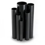 مواسير UPVC ضغط 2.5 بار قطر خارجي 800 مم سمك 6.4 مم لون أسود