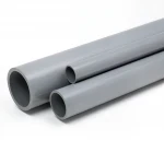مواسير UPVC الخام الوطني ضغط 10 بار  قطر خارجي 125 مم سمك 6 مم لون رمادي