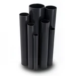 مواسير UPVC ضغط 16 بار قطر خارجي 140 مم سمك 10.4 مم لون اسود