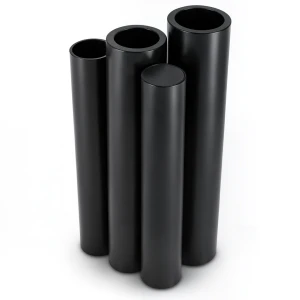 Al-Rajhi HDPE Pipes PE 80 Pressure 8 Bar Diameter 250 mm Thickness 22.7 mm Black