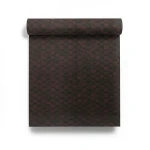 Italian Wall Covering Dark Brown Geometric Design Roll Length 10 m
