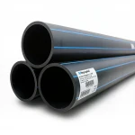 مواسير HDPE نيبروبلاست PE 100 ضغط 16 بار قطر خارجي 400 مم سمك 36.3 مم لون اسود