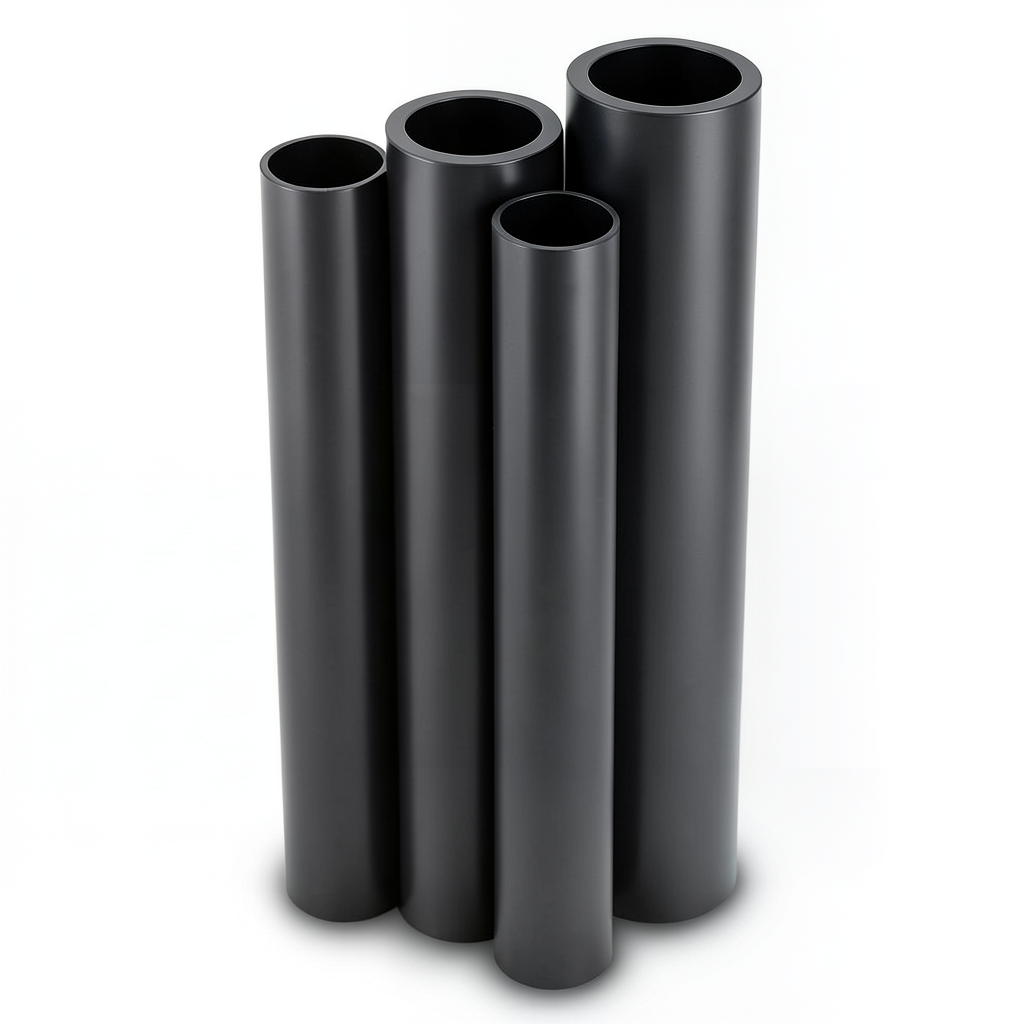 HDPE Pipes PE 80 Pressure 4.8 Bar Outside Diameter 560 mm Thickness 31.9 mm Black