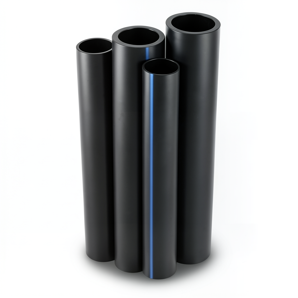 مواسير HDPE PE 80 ضغط 12.5 بار قطر 400 مم سمك 36.3 مم لون أسود