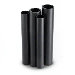 مواسير HDPE البولي ايثيلين PE 80 ضغط 4.8 بار قطر خارجي 630 مم سمك 35.8 مم لون اسود