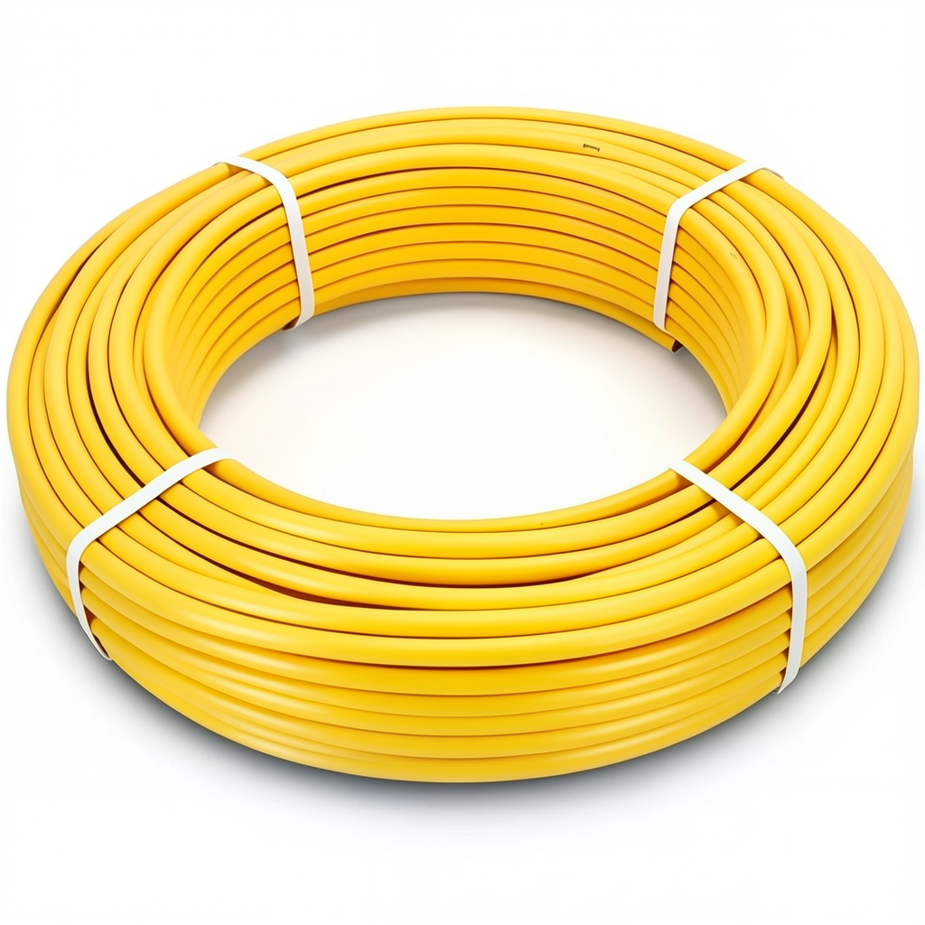 HDPE Pipes PE 100 Pressure 10 Bar 16 mm OD 3 mm Thickness Yellow
