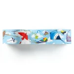 American Youth and Children Wallpaper 10m x 0.53m Multicolor, Model GK8851BD