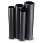 مواسير HDPE PE 80 ضغط 12.5 بار قطر خارجي 500 مم سمك 45.4 مم أسود