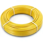 Al-Rajhi HDPE Pipes PE 80 Pressure 8 Bar Diameter 16 mm Thickness 3 mm Yellow