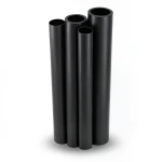 مواسير HDPE PE 80 ضغط 12.5 بار قطر 560 مم سمك 50.8 مم لون أسود