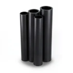 مواسير HDPE PE 80 ضغط 12.5 بار قطر 630 مم سمك 57.2 مم أسود