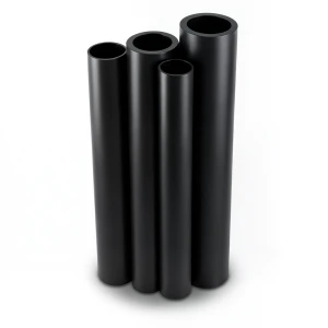أنابيب HDPE PE 80 ضغط 8 بار قطر 280 مم سمك 25.4 مم لون أسود