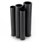 مواسير HDPE PE 80 ضغط 12.5 بار قطر 710 مم سمك 64.5 مم لون أسود