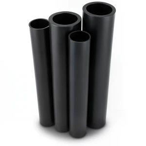 مواسير HDPE PE 100 ضغط 10 بار قطر خارجي 315 مم سمك 28.6 مم لون أسود