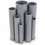 UPVC Pipes Modern Technology Nominal Pressure 11 Bar Size 3 inch Thickness 3.43 mm Gray Colour