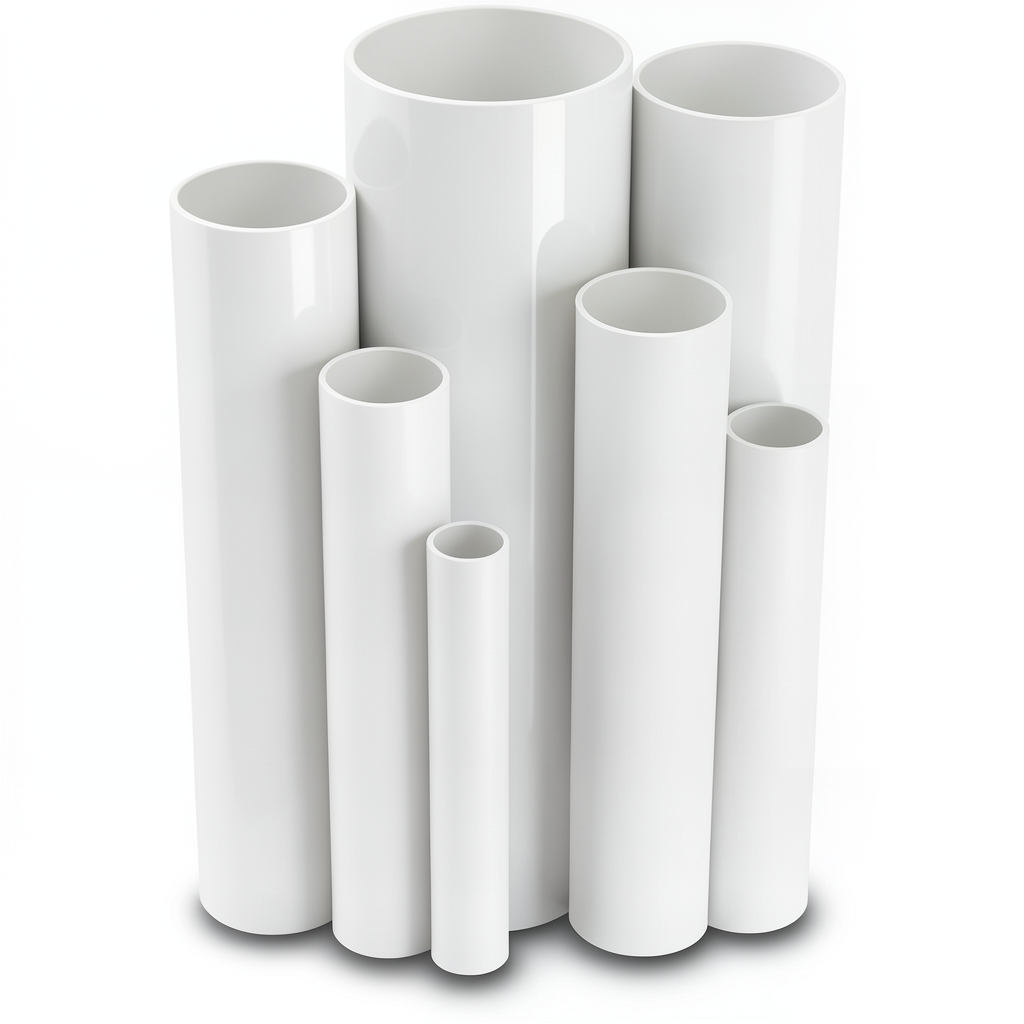 UPVC Pipes Nominal Pressure 6 Bar Outside Diameter 710 mm Thickness 20.7 mm White
