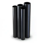 Al-Rajhi Irrigation HDPE Pipes PE 80 Pressure 16 Bar OD 140 mm Thickness 15.7 mm Black