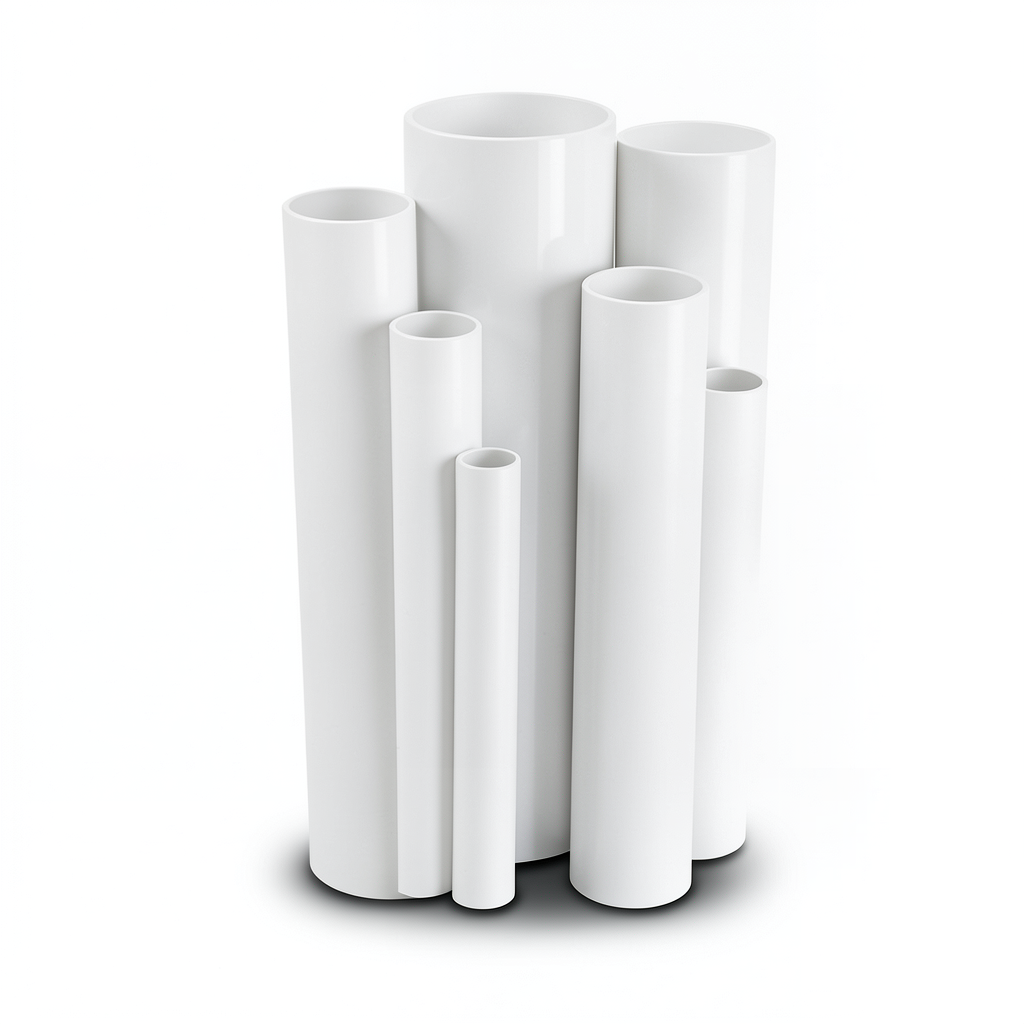 UPVC Pipes Nominal Pressure 6 Bar Outside Diameter 710 mm Thickness 20.7 mm White
