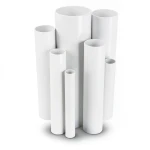مواسير UPVC ضغط 16 بار قطر خارجي 140 مم سمك 10.4 مم لون أبيض