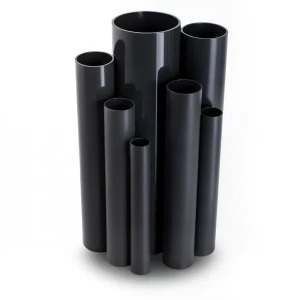 مواسير UPVC ضغط 2.5 بار قطر 630 مم سمك 5 مم لون أسود