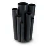 مواسير UPVC ضغط 2.5 بار قطر خارجي 800 مم سمك 6.4 مم لون أسود