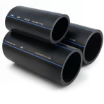مواسير HDPE PE 100 ضغط 1 بار قطر خارجي 560 مم سمك 50.8 مم لون أسود | مصنع أنظمة الانابيب السعودي (SPS)