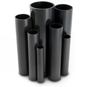 مواسير UPVC ضغط 2.5 بار قطر خارجي 710 مم سمك 5.7 مم لون أسود