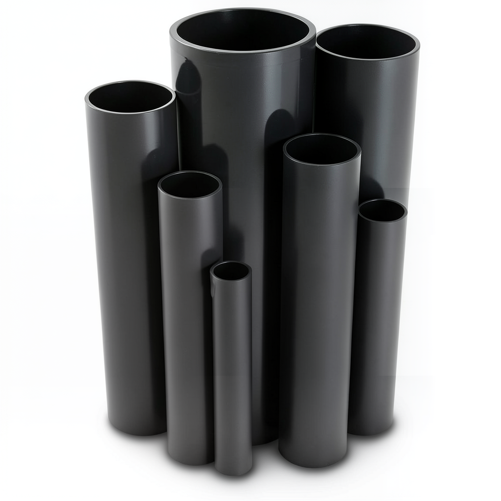 UPVC Pipes Pressure 2.5 Bar Outside Diameter 710 mm Thickness 5.7 mm Black