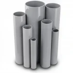 UPVC Pipes Modern Technology Nominal Pressure 8.6 Bar Size 4 inch Thickness 3.51 mm Gray Colour