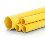 مواسير HDPE الراجحي PE 80 ضغط 8 بار قطر خارجي 250 مم سمك 22.7 مم لون أصفر