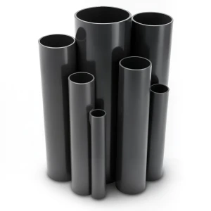 مواسير UPVC ضغط 4 بار قطر خارجي 630 مم سمك 12.4 مم لون أسود