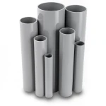 UPVC Pipes Pressure 16 Bar Outside Diameter 140 mm Thickness 10.4 mm Gray