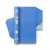 Youth and children wall decoration, blue color, length 10 m, width 0.53 m, model 469097 