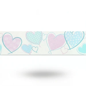 Youth and Children Wall Decoration 10m x 0.53m Multicolor