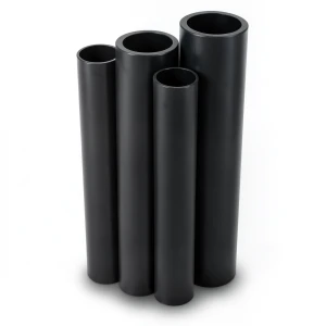 أنابيب HDPE PE 80 ضغط 4.8 بار قطر خارجي 560 مم سمك 31.9 مم لون أسود