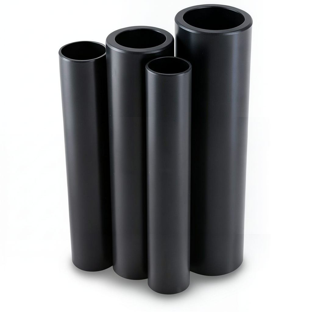 Al-Rajhi Irrigation HDPE Pipes PE 80 Pressure 16 Bar Diameter 180 mm Thickness 20.1 mm Black