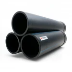 مواسير HDPE نيبروبلاست PE 100 ضغط 16 بار قطر خارجي 450 مم سمك 40.9 مم لون اسود