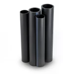مواسير HDPE البولي ايثيلين PE 80 ضغط 4.8 بار قطر خارجي 630 مم سمك 35.8 مم لون اسود