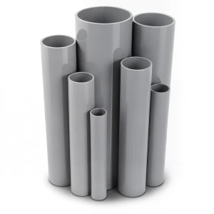 UPVC Pipes Nominal Pressure 4 Bar Outside Diameter 800 mm Thickness 15.7 mm Gray