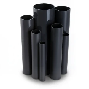 مواسير UPVC ضغط 16 بار قطر خارجي 140 مم سمك 10.4 مم لون اسود