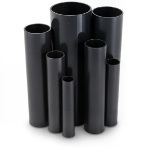 مواسير UPVC ضغط اسمي 4 بار قطر خارجي 800 مم سمك 15.7 مم لون أسود