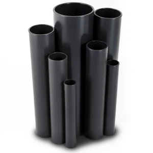 مواسير UPVC ضغط 4 بار قطر خارجي 710 مم سمك 14 مم لون أسود