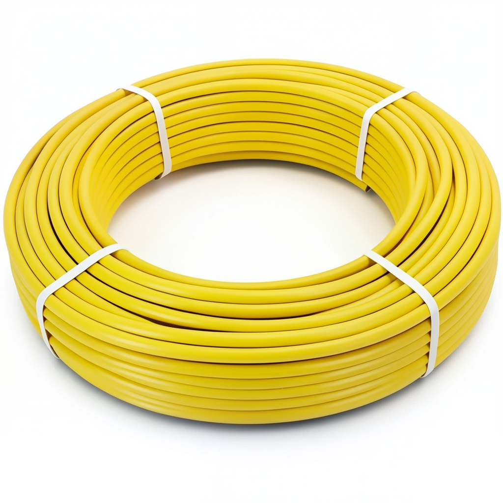 HDPE Pipes PE 100 Pressure 10 Bar 16 mm OD 3 mm Thickness Yellow
