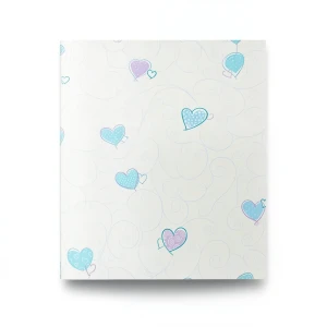 Youth and Children Wallpaper Off White with Blue, 10m x 0.53m