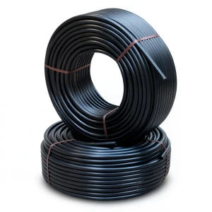 أنابيب HDPE PE 80 ضغط 8 بار قطر 16 مم سمك 3 مم لون أسود